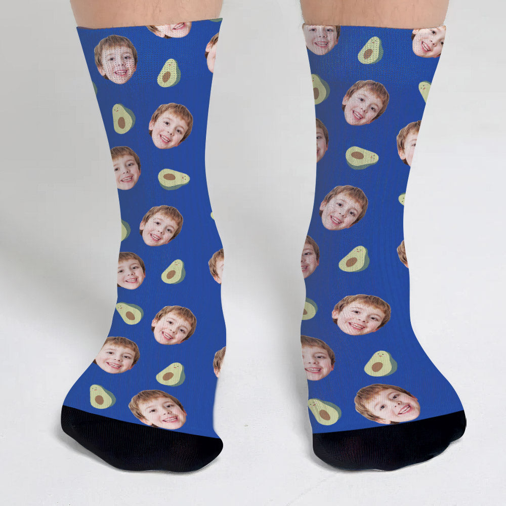 Funny Icon Pattern - Personalized Son Socks