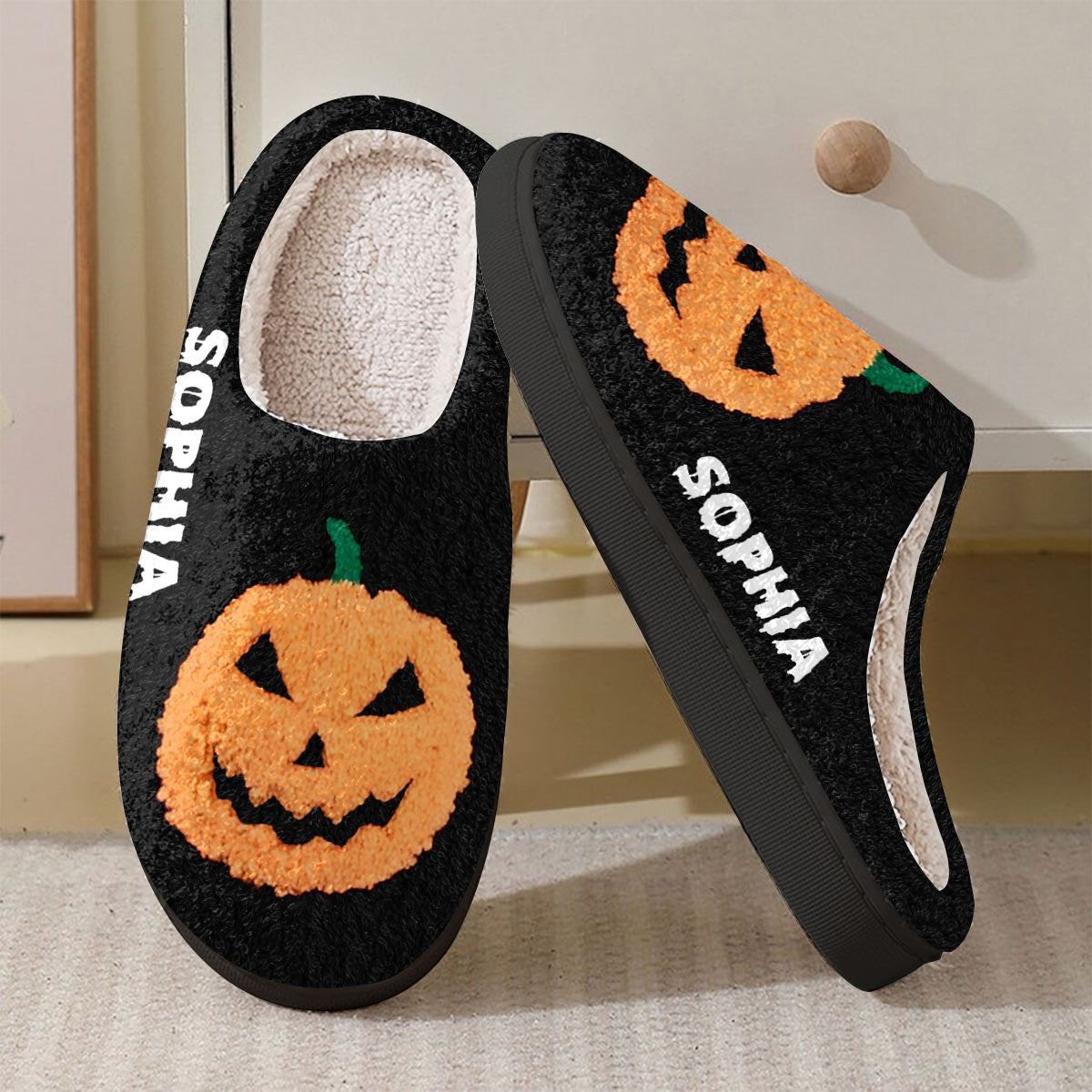 Halloween Vibes - Personalized Halloween Slippers