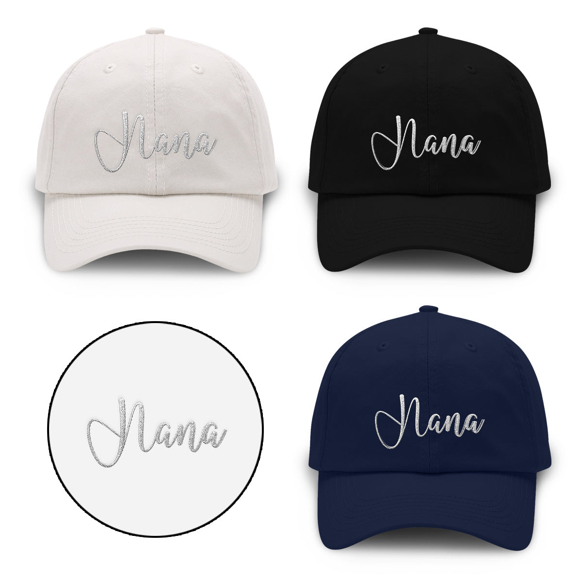 Custom Name - Personalized Grandma Embroidered Classic Cap