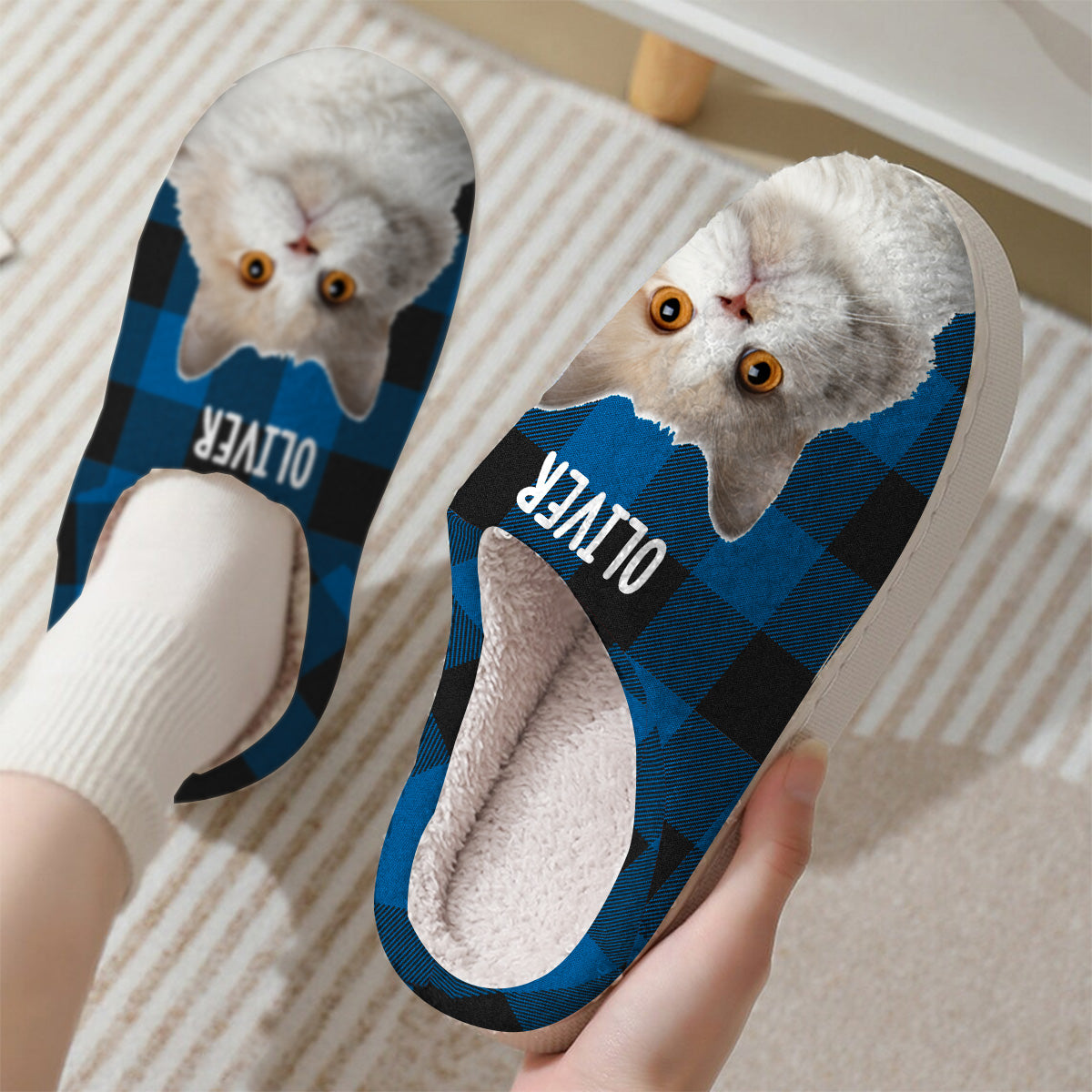 Fur Baby - Personalized Cat Slippers