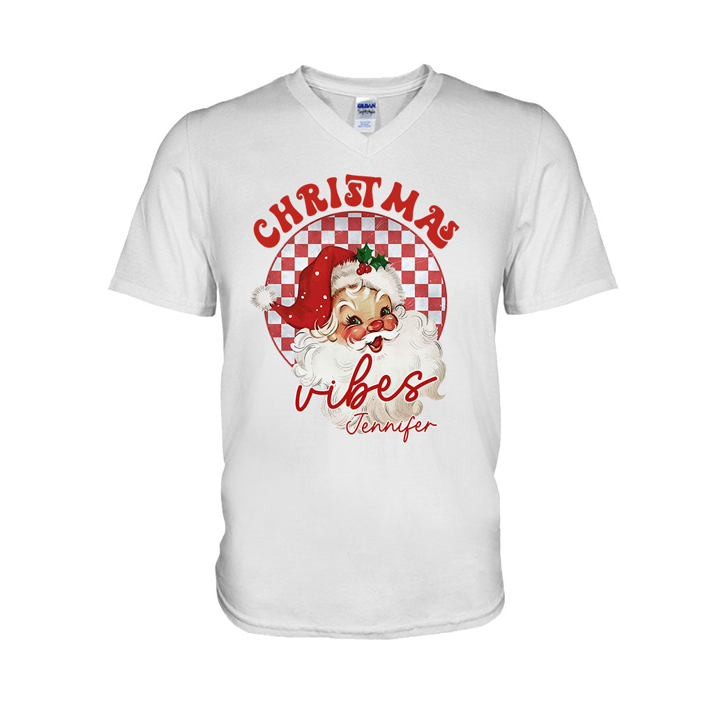 Christmas Vibes - Personalized Christmas T-shirt And Hoodie