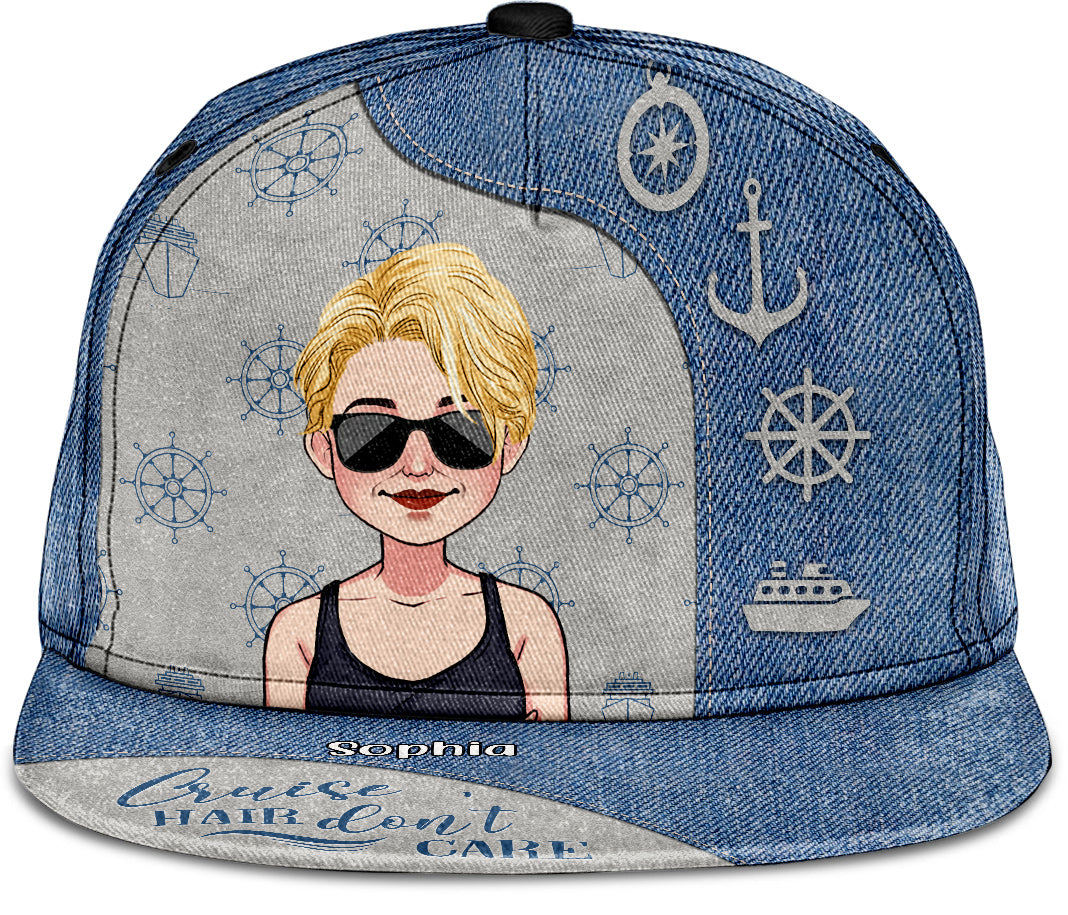 Cruise Hair Don't Care - Personalized Cruising Snapback