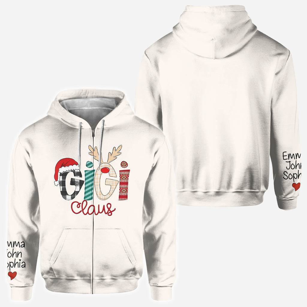 Gigi Claus - Personalized Grandma All Over Shirt