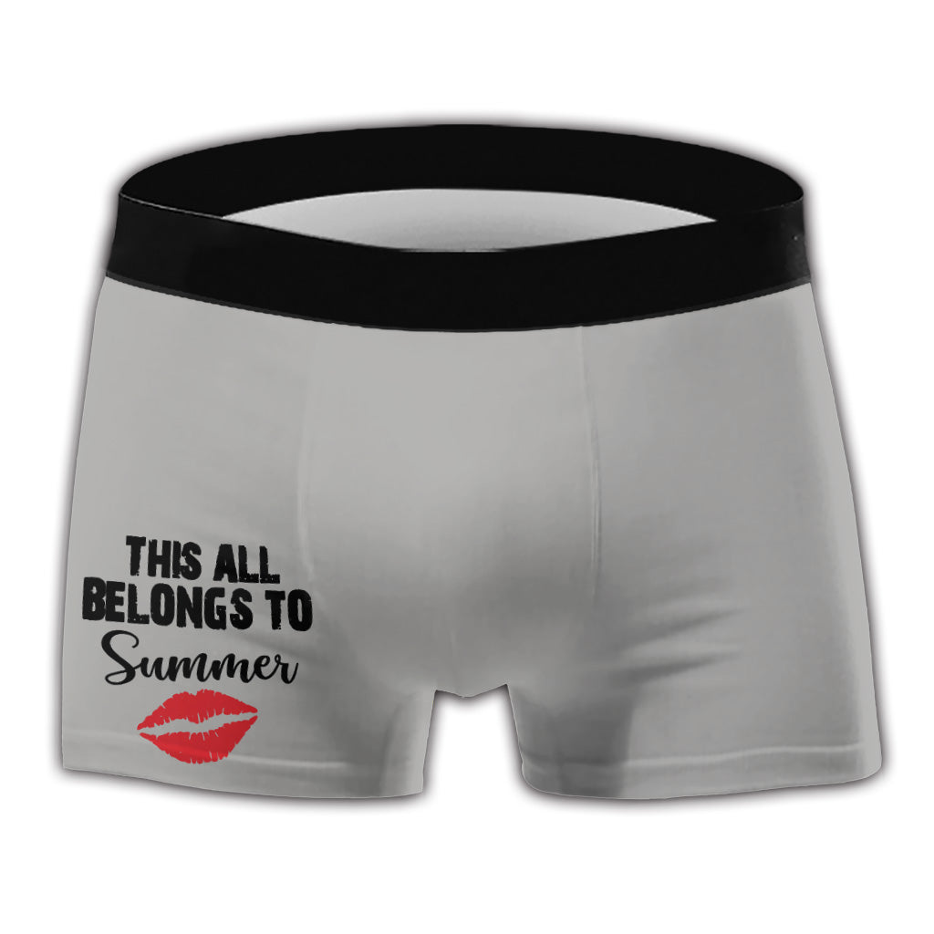 These Sweet Cheeks Belong To Personalized Boxer Shorts