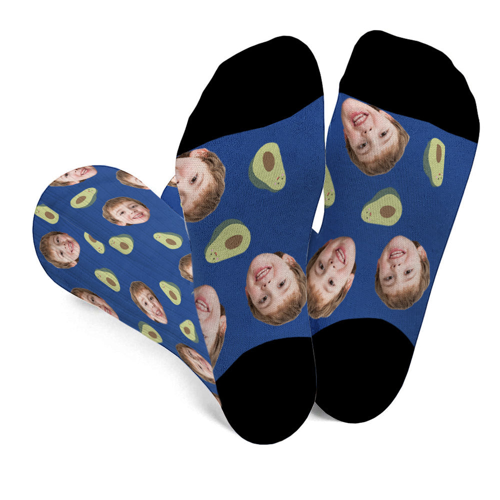 Funny Icon Pattern - Personalized Son Socks