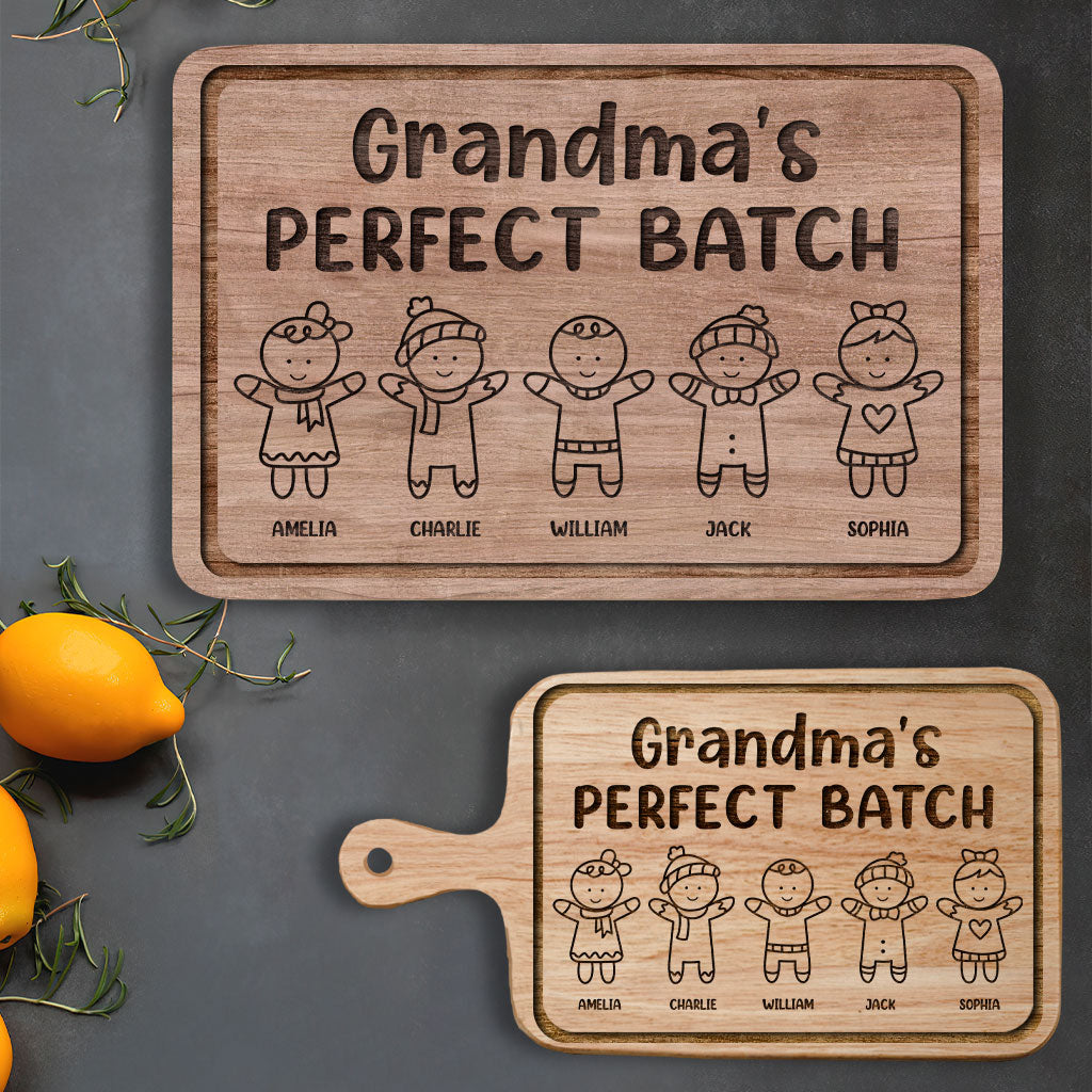 Personalized Cutting Board for the Best Grandma Ever! - The