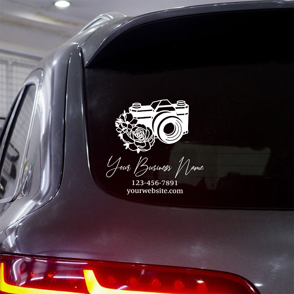 Photo Studio - Personalized Photography Decal Full