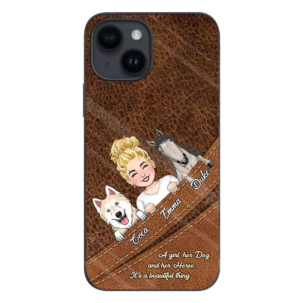 What A Beautiful Thing - Personalized Horse Phone Case