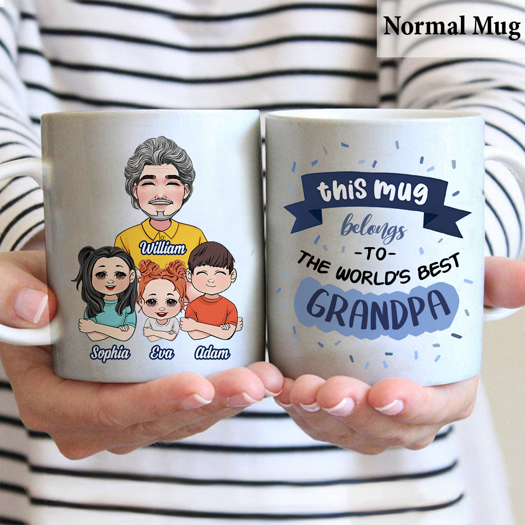 World's Best Grandad - Personalized Grandpa Mug