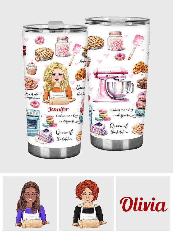 Queen Of The Kitchen - Personalized Baking Tumbler