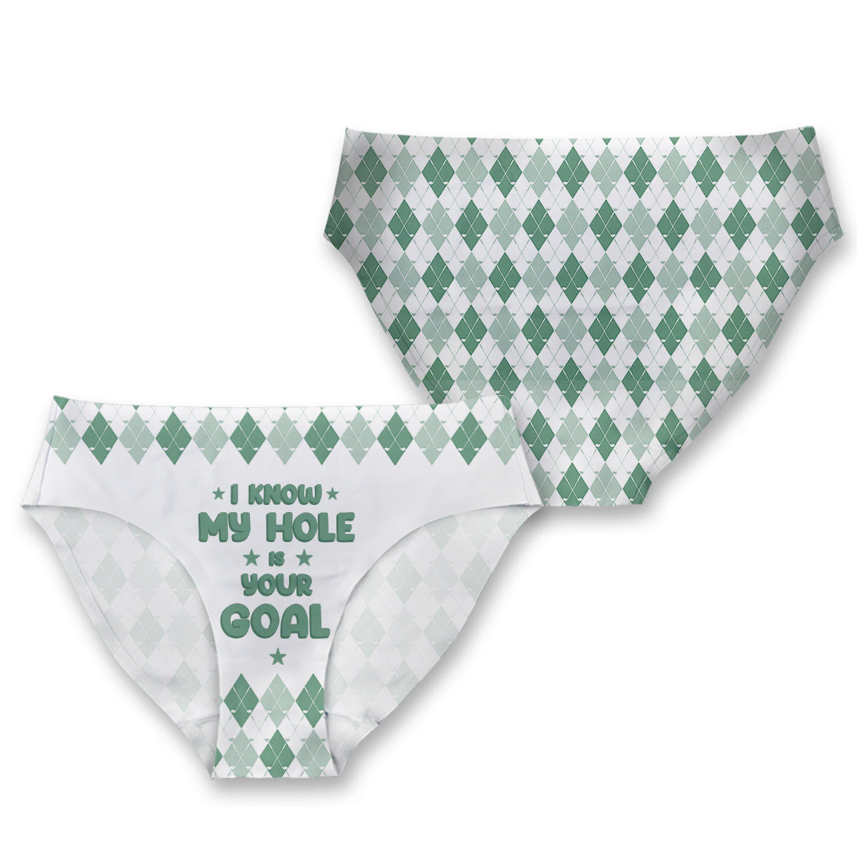 My Hole Is Your Goal - Personalized Golf Women Briefs