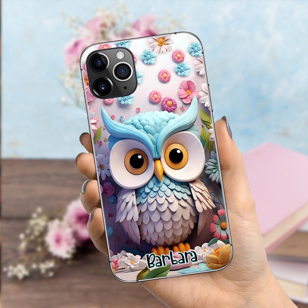 Cool Owl - Personalized Owl Phone Case