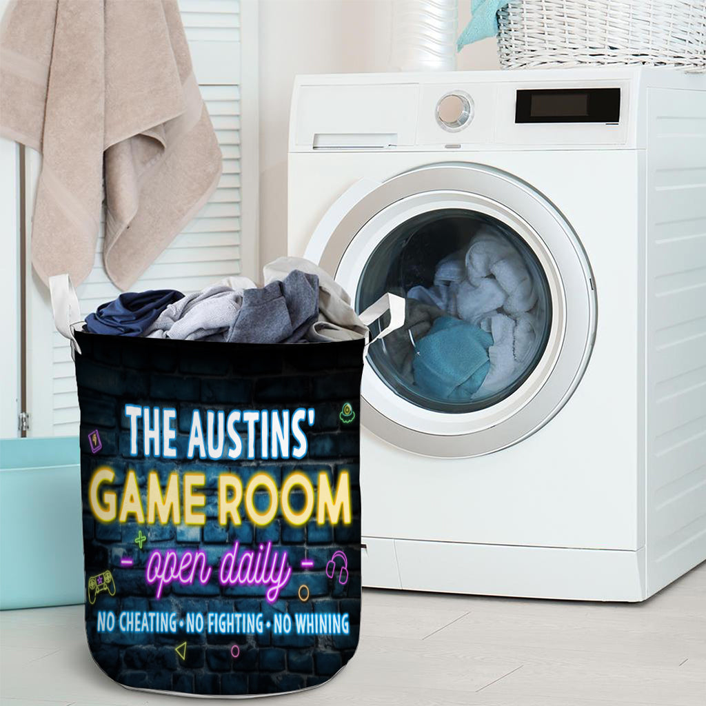 Game Room - Personalized Video Game Laundry Basket