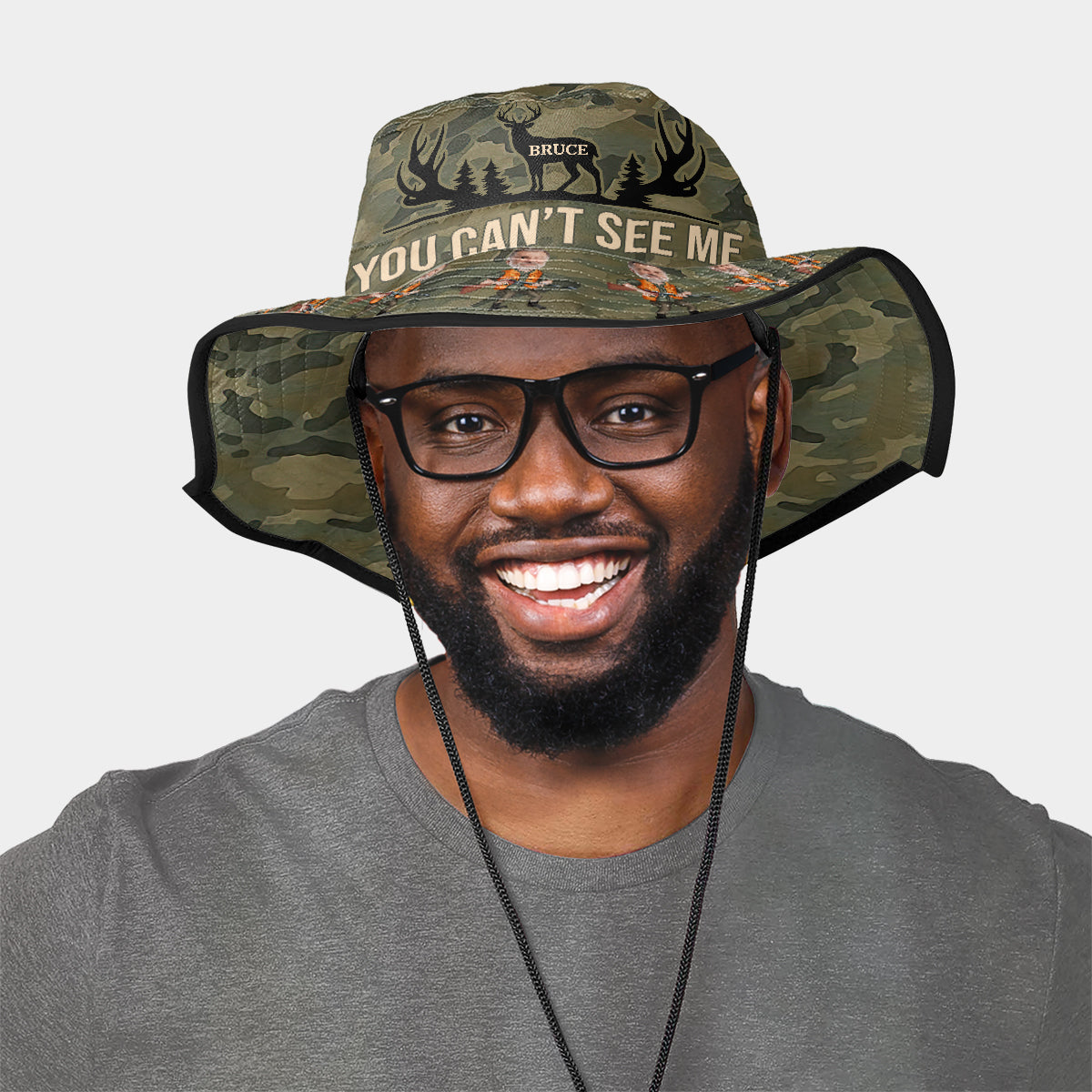 You Can’t See Me - Personalized Hunting Boonie Hat