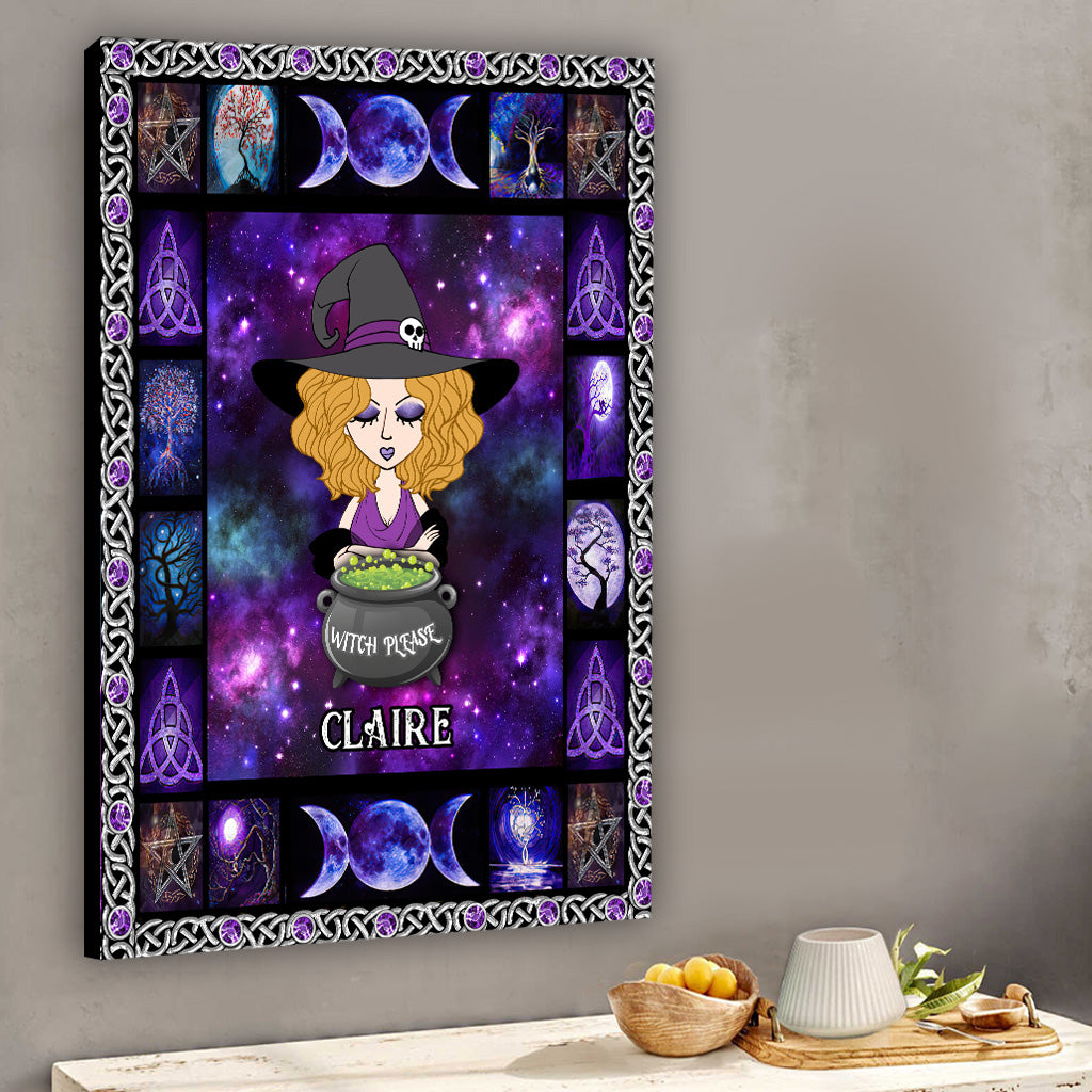 Witch Please - Personalized Witch Canvas And Poster
