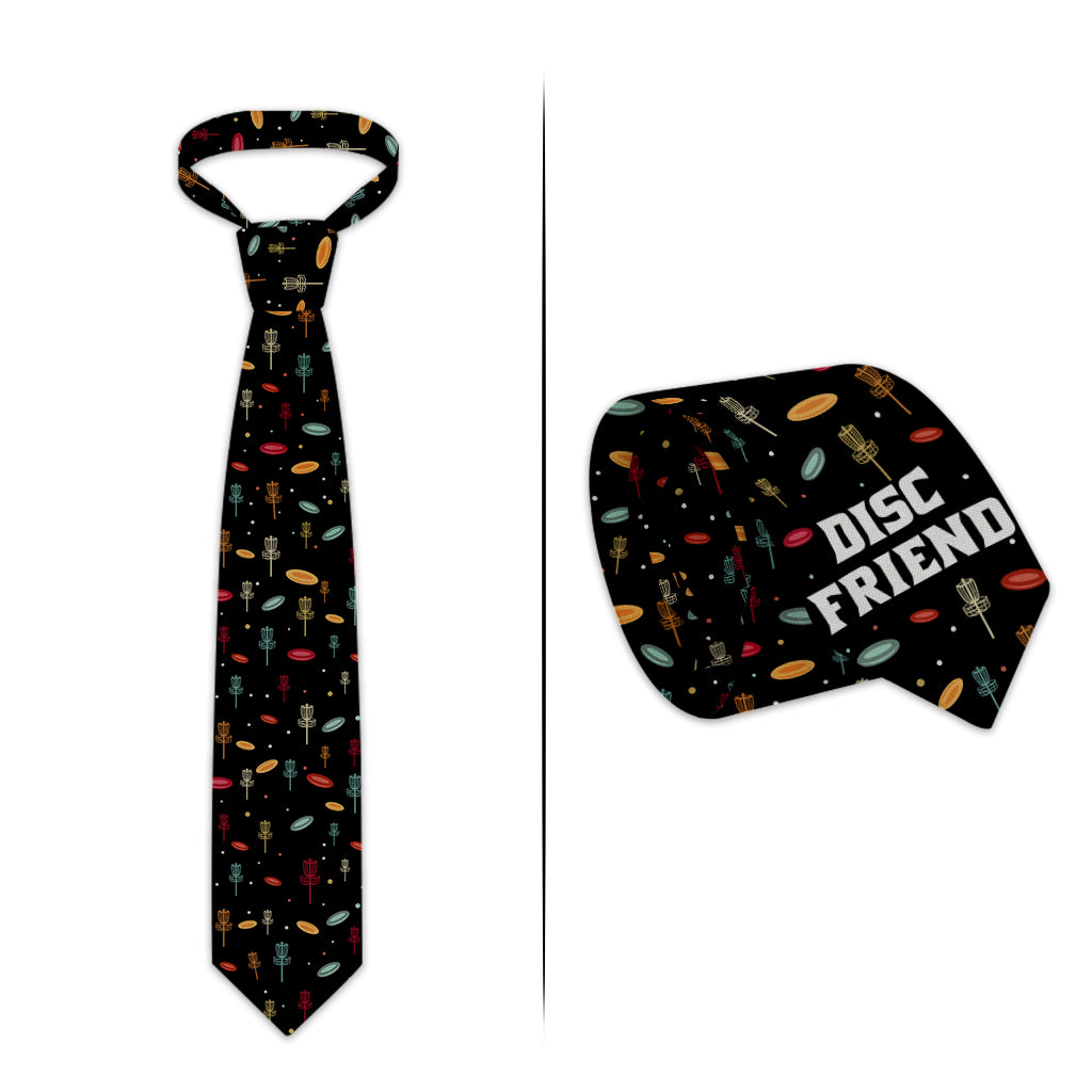 Disc Daddy - Disc Golf gift for dad, grandpa - Personalized Necktie