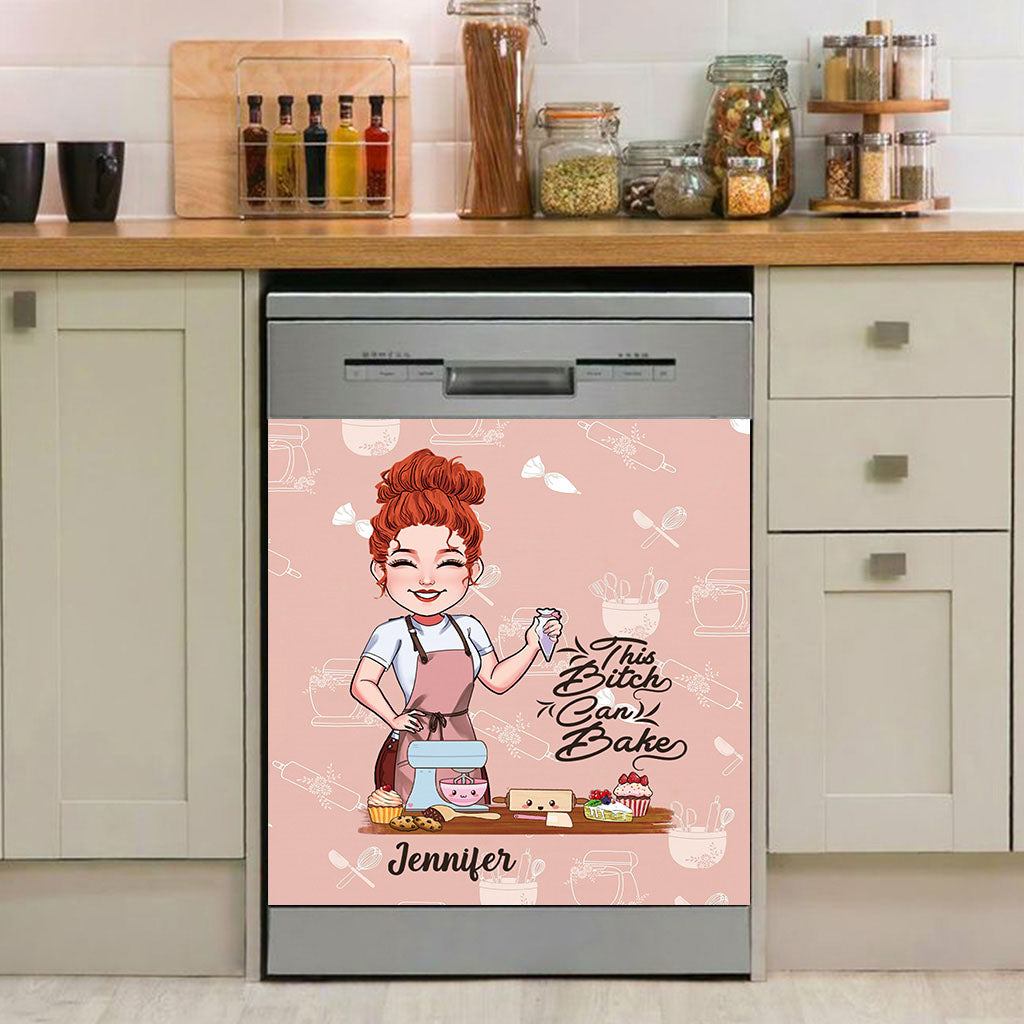 This B Can Bake - Personalized Baking Dishwasher Cover