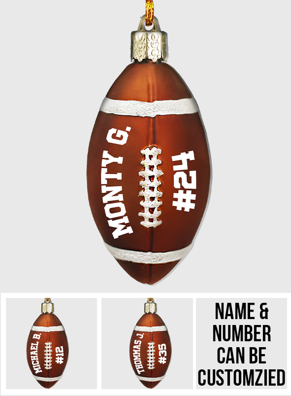 Football Ball - Personalized Football Ornament