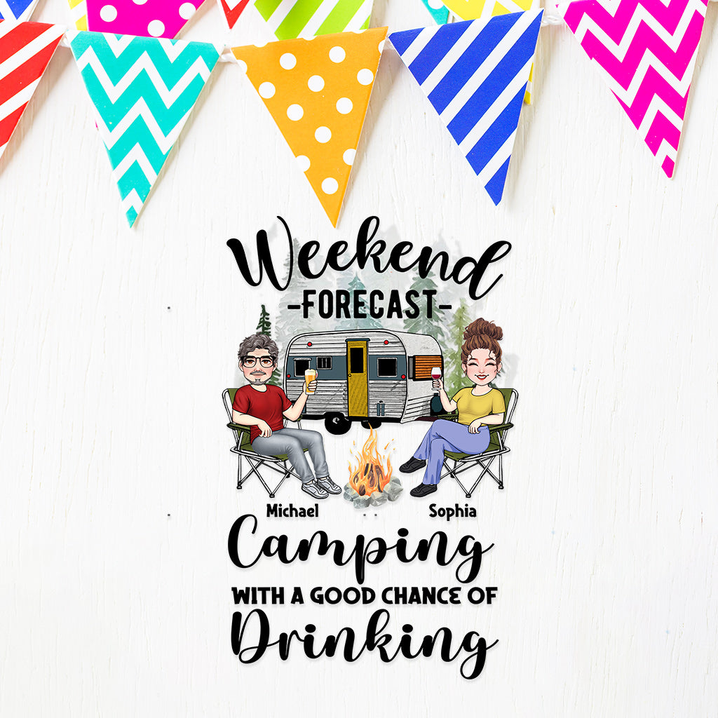 Discover Weekend Forecast - Personalized Camping Decal