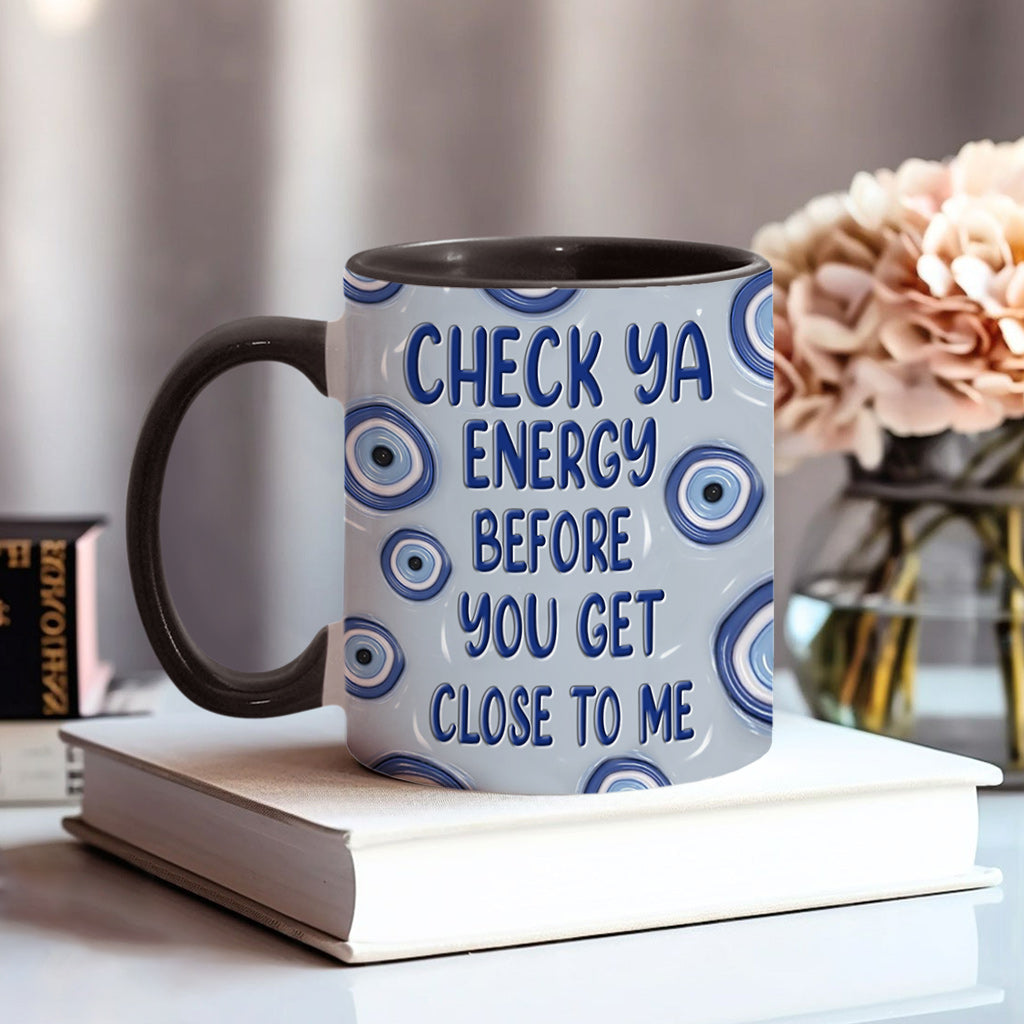 Discover Check Ya Energy - Personalized Witch Accent Mug
