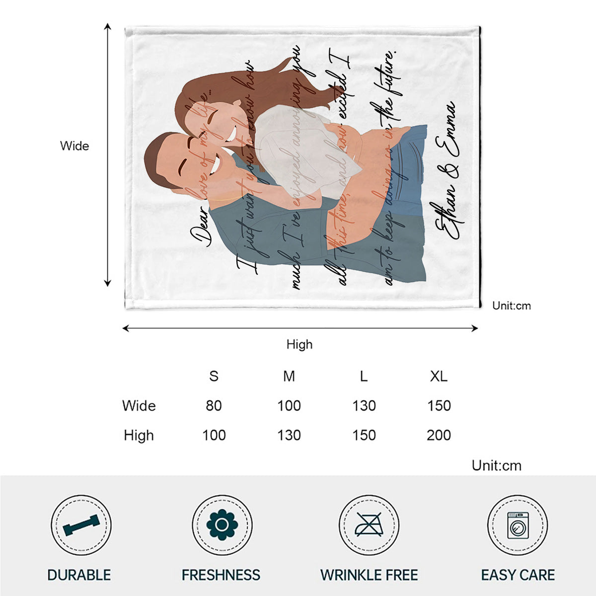 You Are By Far My Favorite - gift for girlfriend, wife, boyfriend, husband - Personalized Blanket