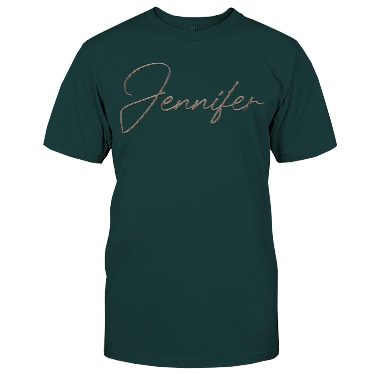 Custom Name - Personalized granddaughter Embroidered T-shirt