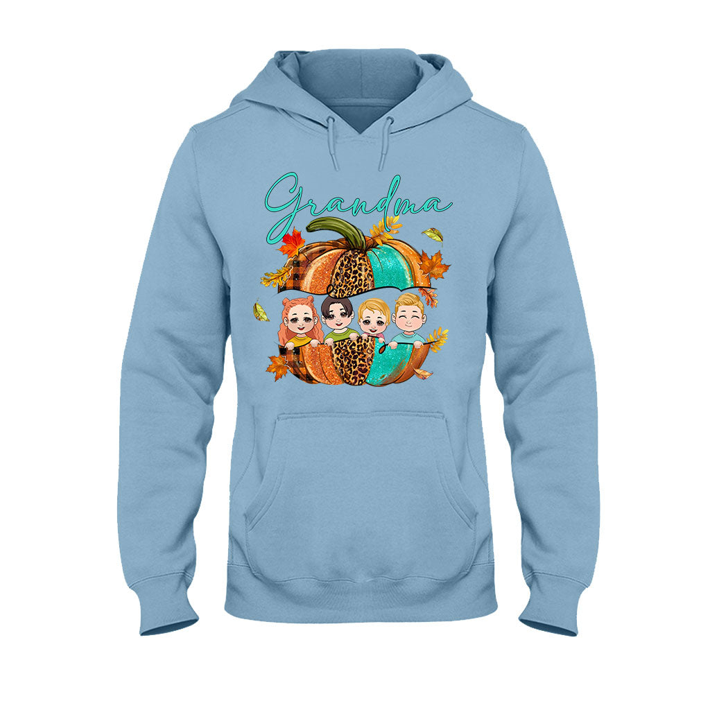 Grandma - Personalized Thanksgiving T-shirt And Hoodie