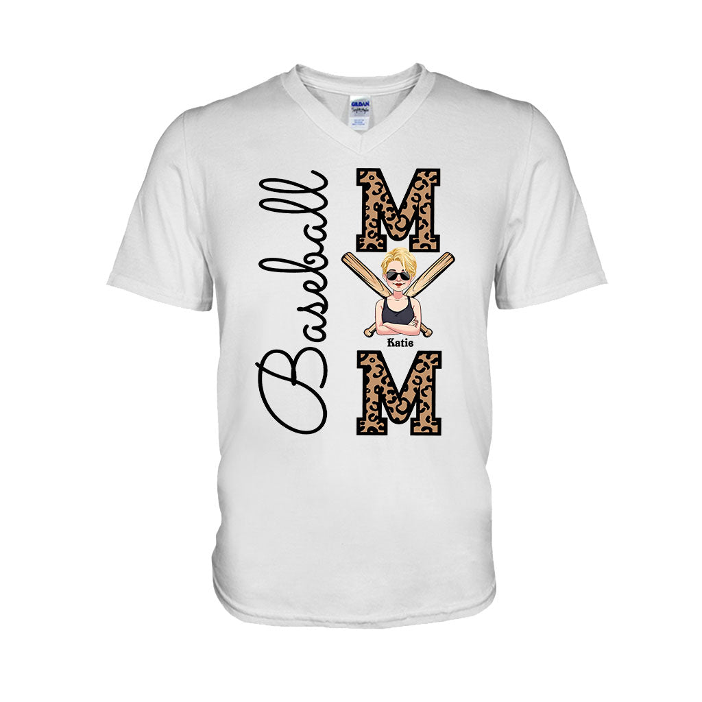 Baseball Mom - Personalized Baseball T-shirt and Hoodie