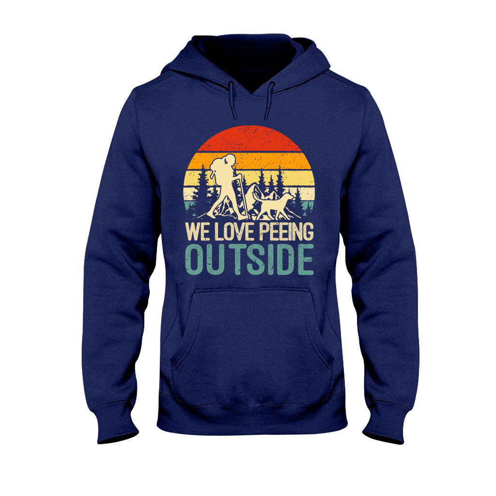 I Love Peeing Outside - Personalized Hiking T-shirt & Hoodie