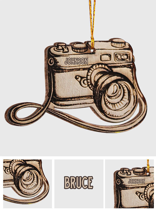 Camera - Personalized Photography Ornament