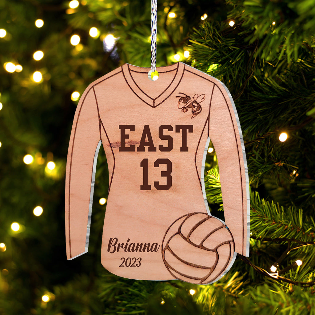 Love Volleyball - Personalized Volleyball Ornament