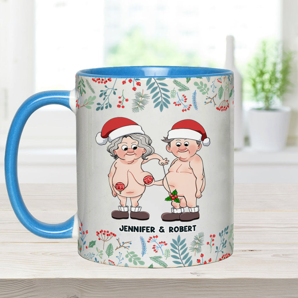 I Want To Grow Old With You - Personalized Couple Accent Mug