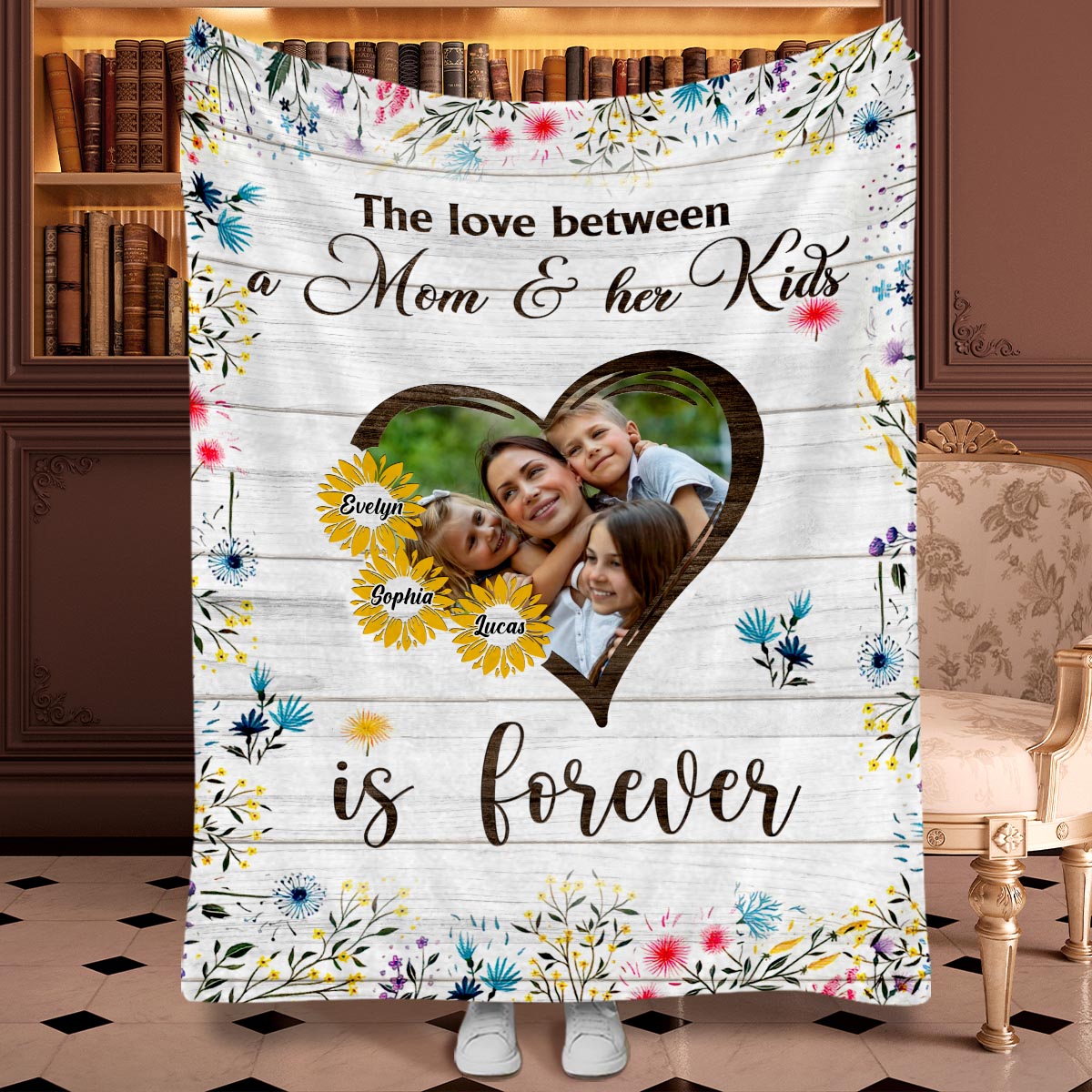 If We Had A Flower - Personalized Mother Blanket