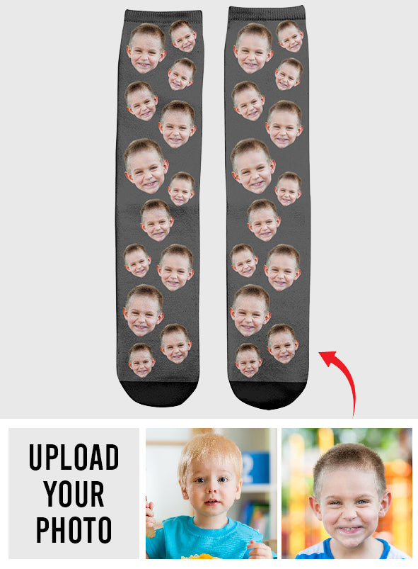 Custom Face - Personalized Kid Socks