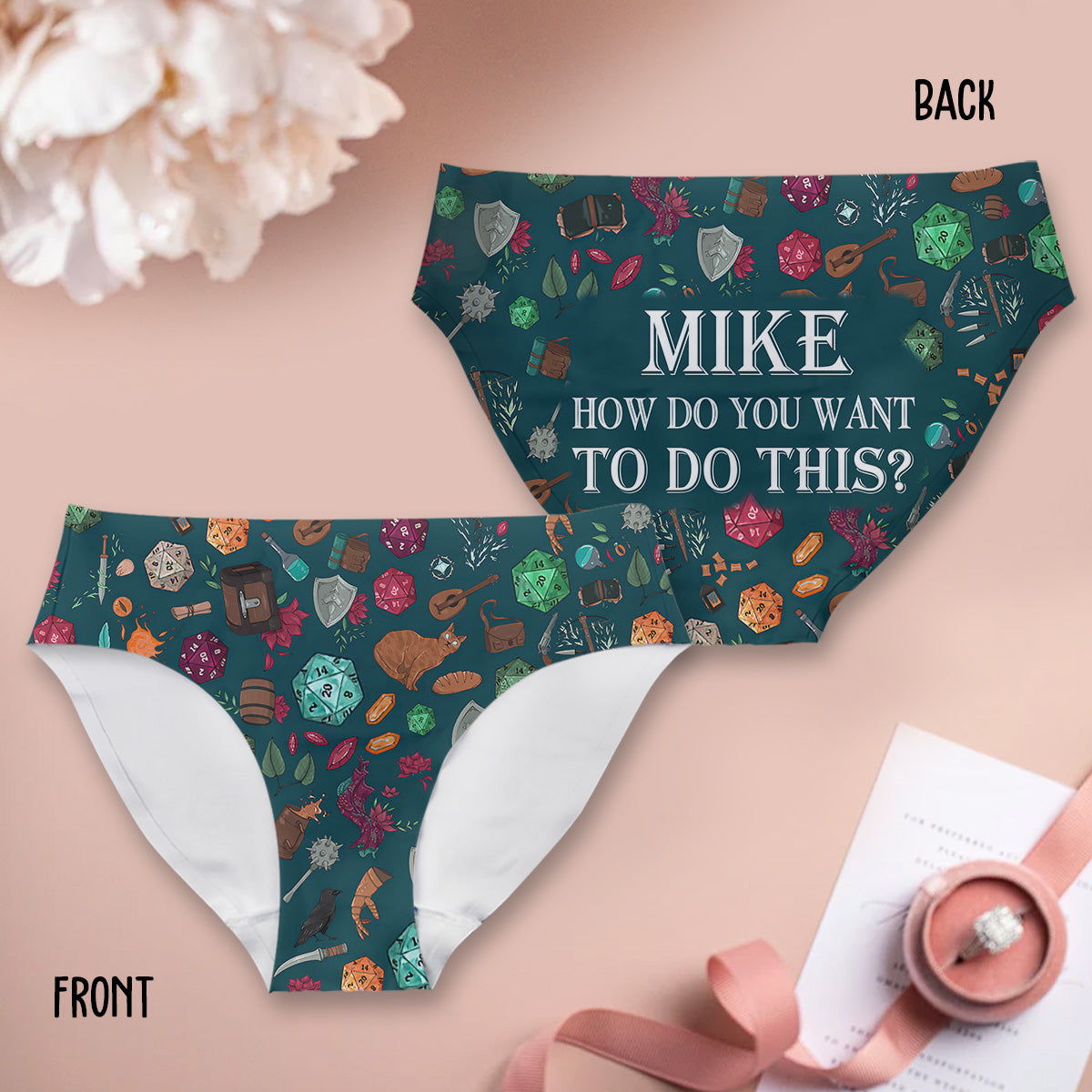 How Do You Want To Do - Personalized RPG Women Briefs