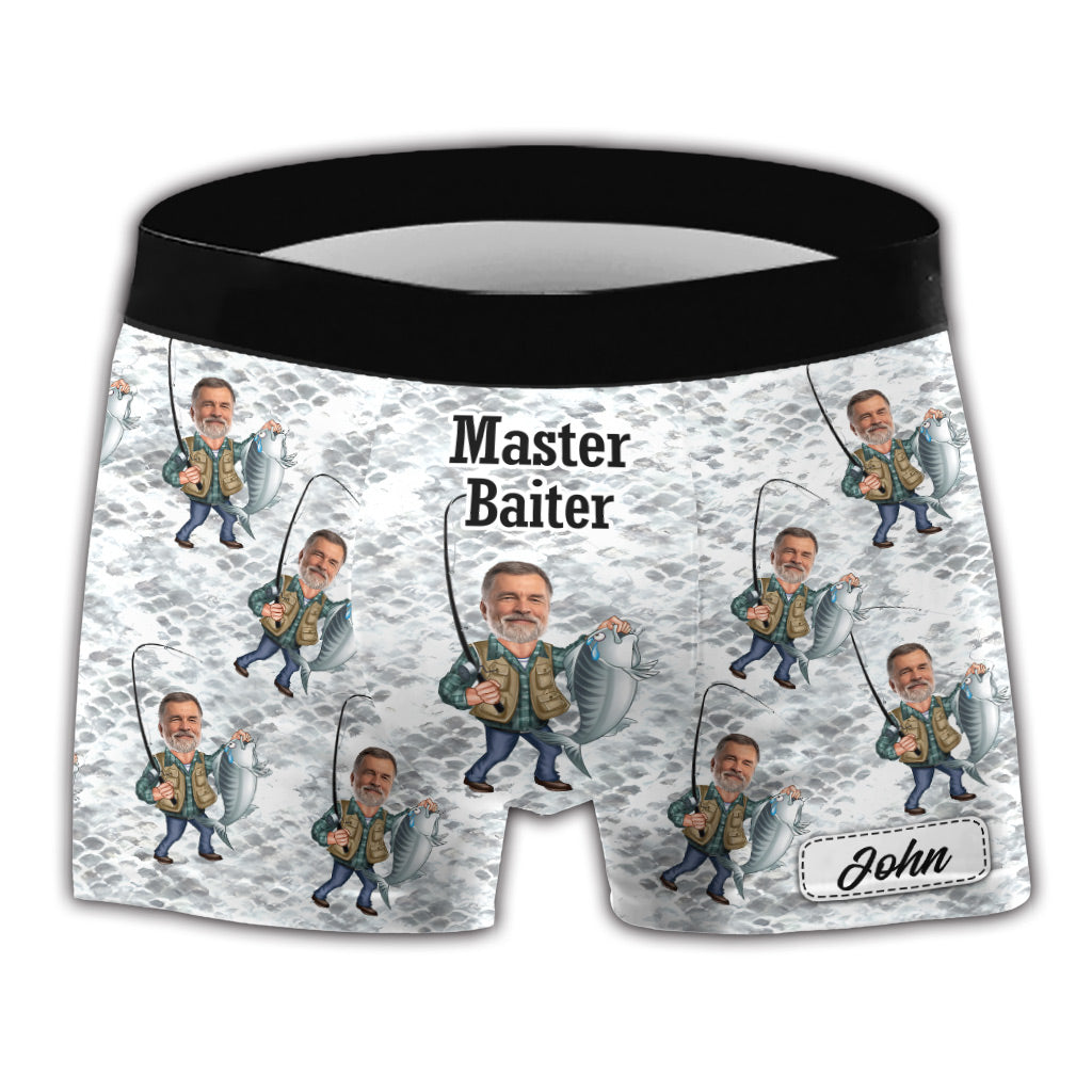 Master Baiter - Personalized Fishing Men Boxer Briefs