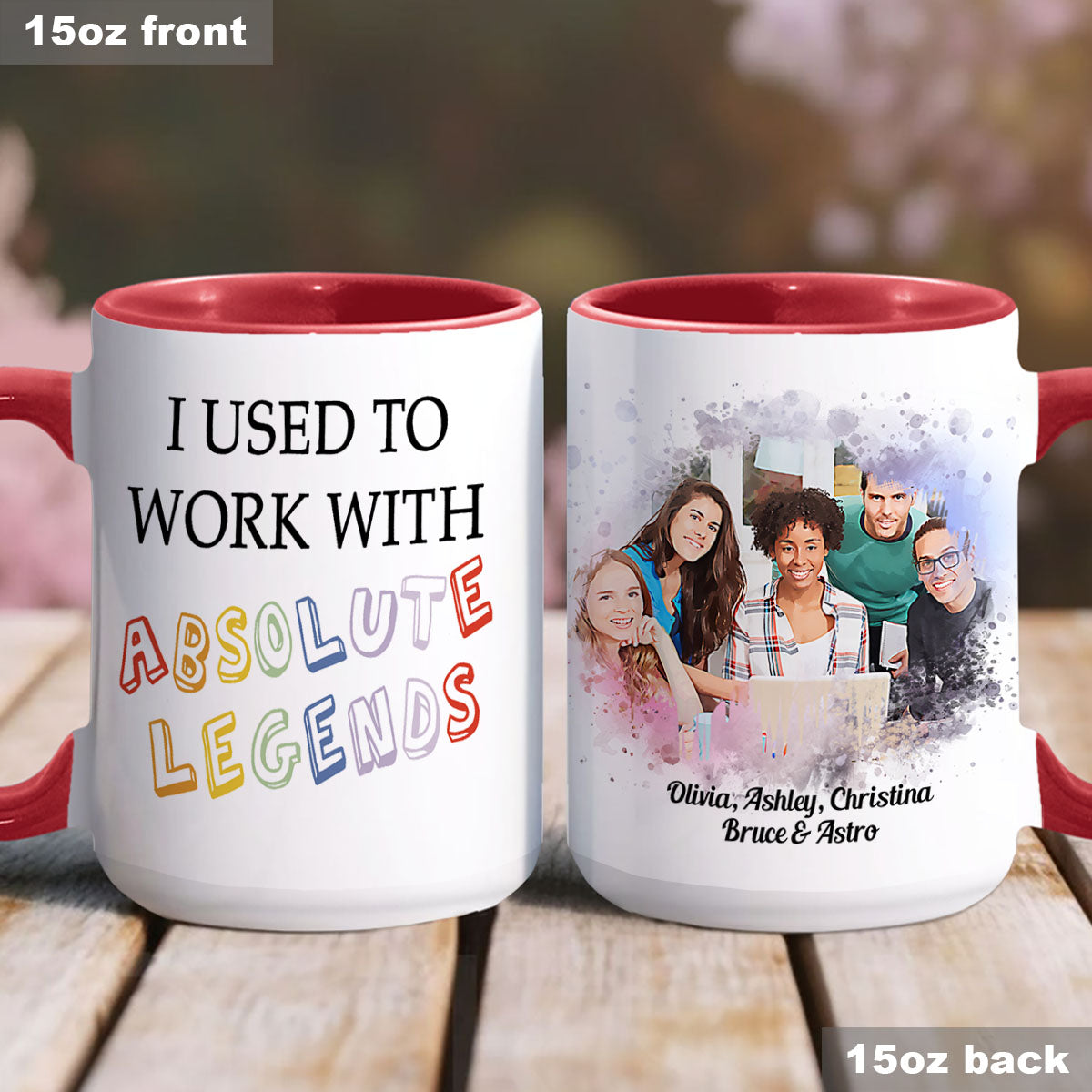 Absolute Legends - Personalized Colleague Accent Mug