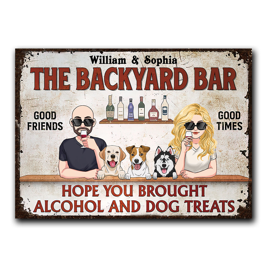 Welcome To Our Show - Personalized Backyard Rectangle Metal Sign