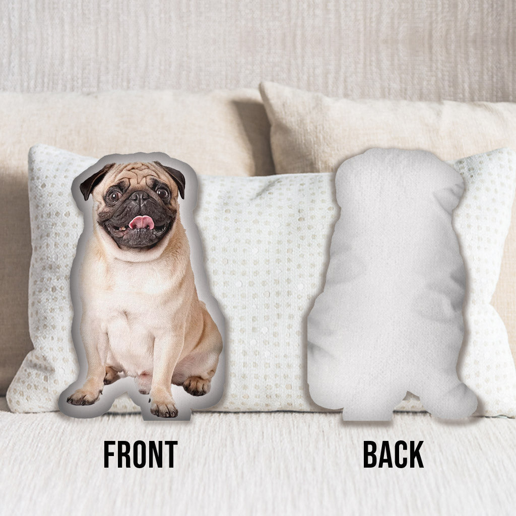 Custom Photo Humanoid - Personalized Dog Shaped Pillow