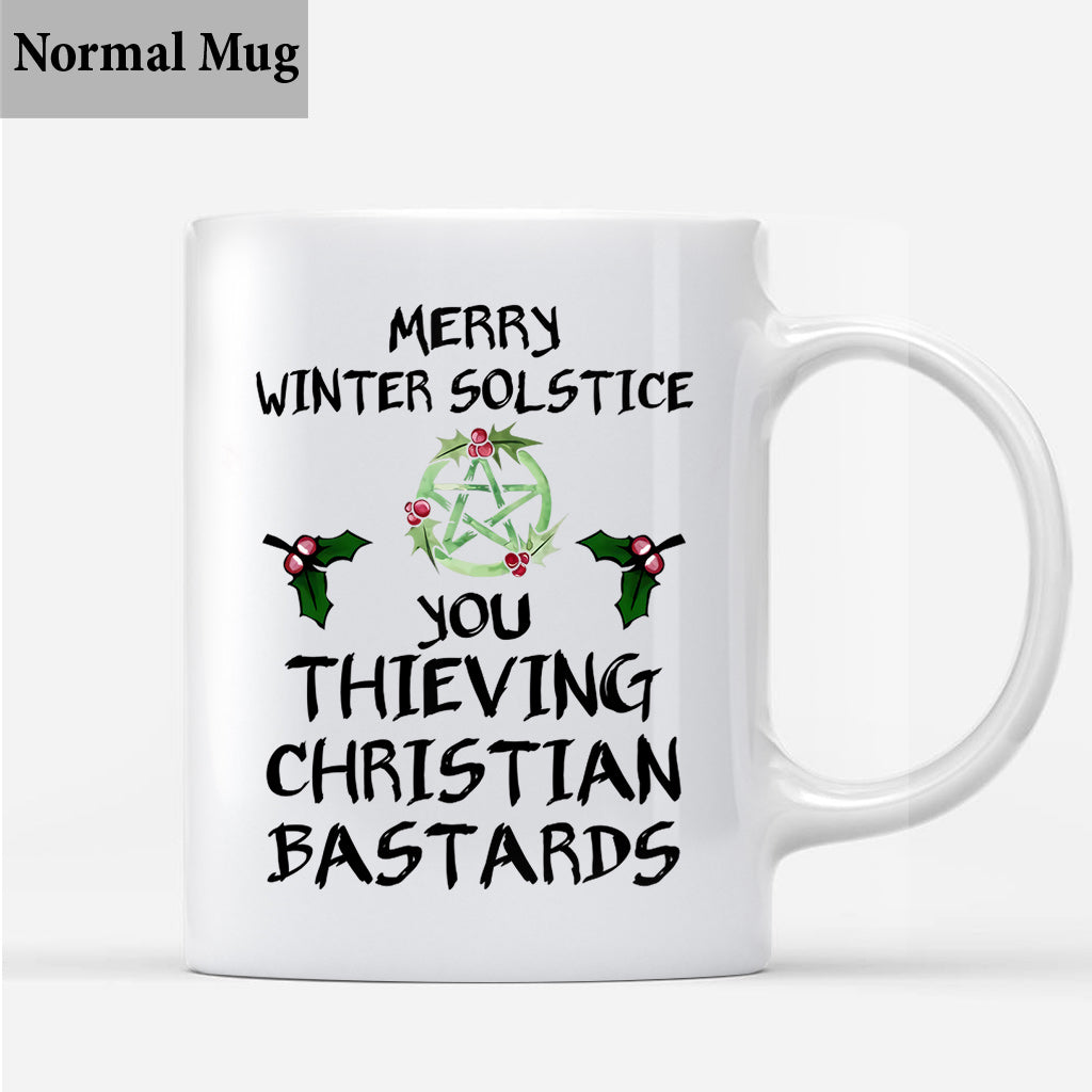 Merry Winter Soltice - Personalized Witch Mug