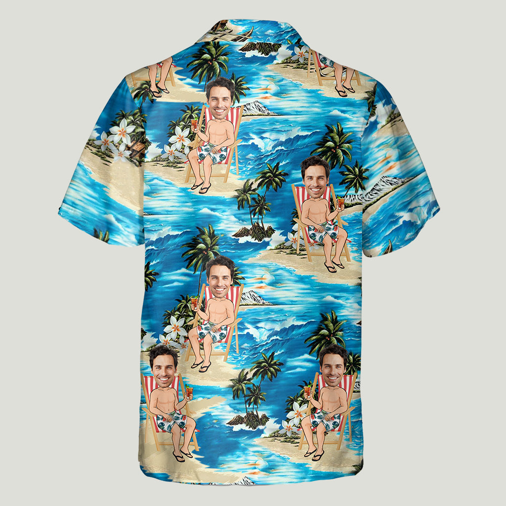 Beach Please - Personalized Sea Lover Hawaiian Shirt