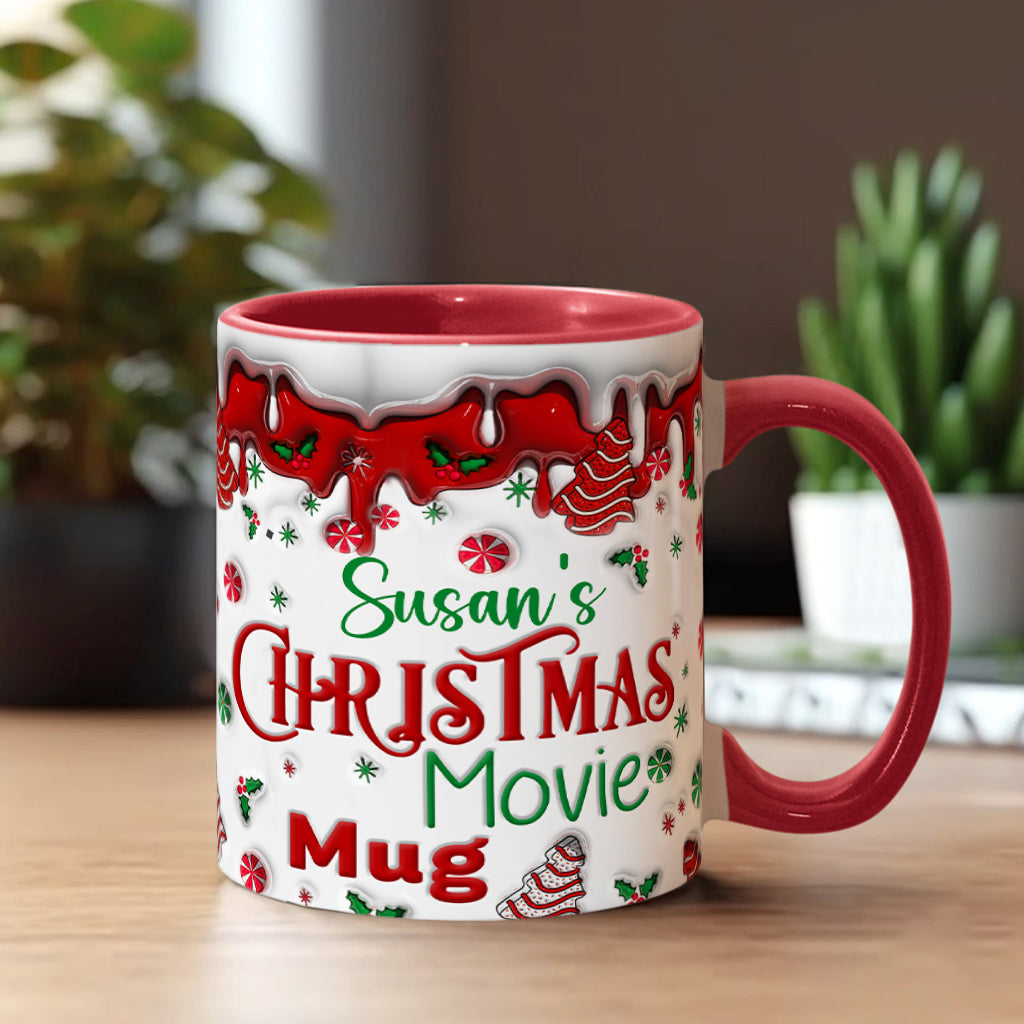 This Is My Christmas Movie Mug - Personalized Christmas Accent Mug