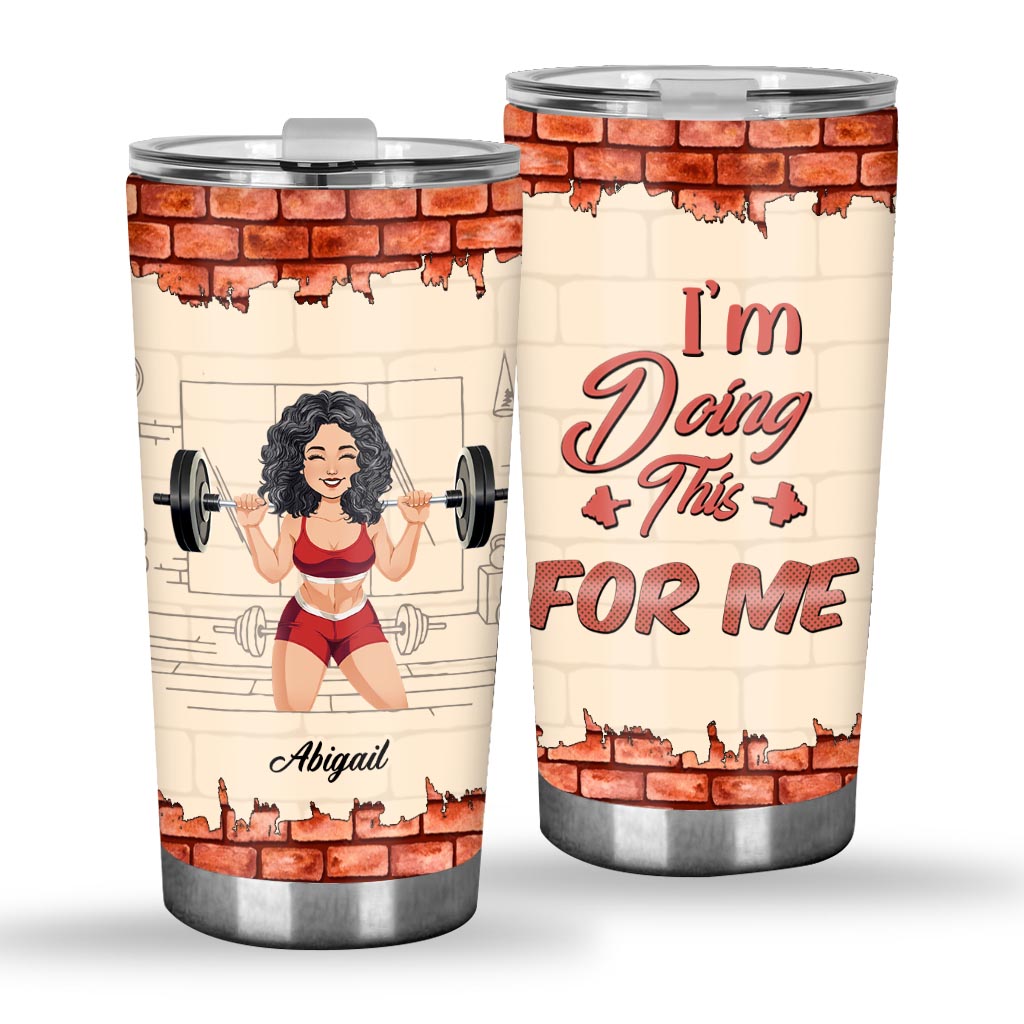 Assuming I'm Just An Old Lady - Personalized Fitness Tumbler