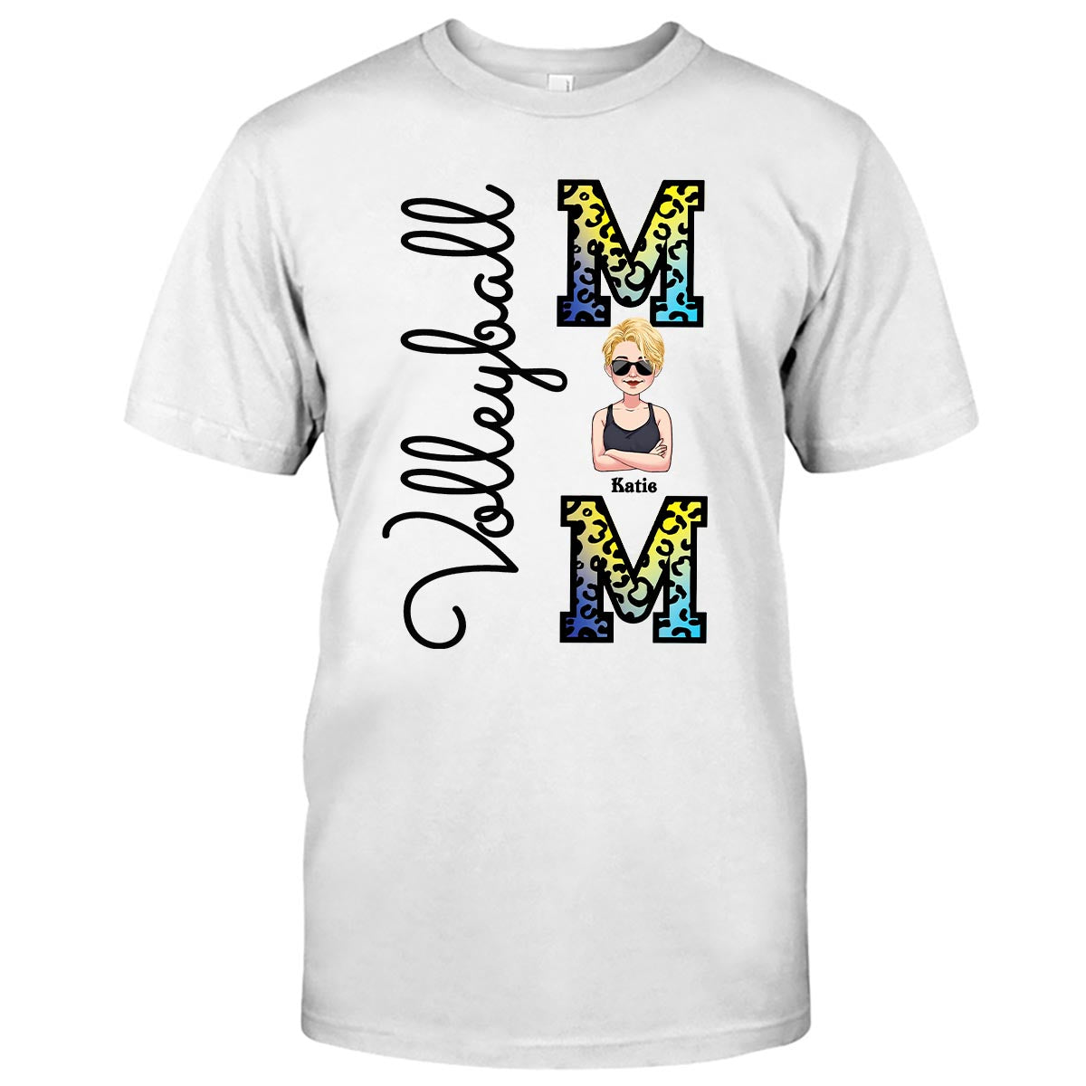 Volleyball Mom - Personalized Volleyball T-shirt and Hoodie