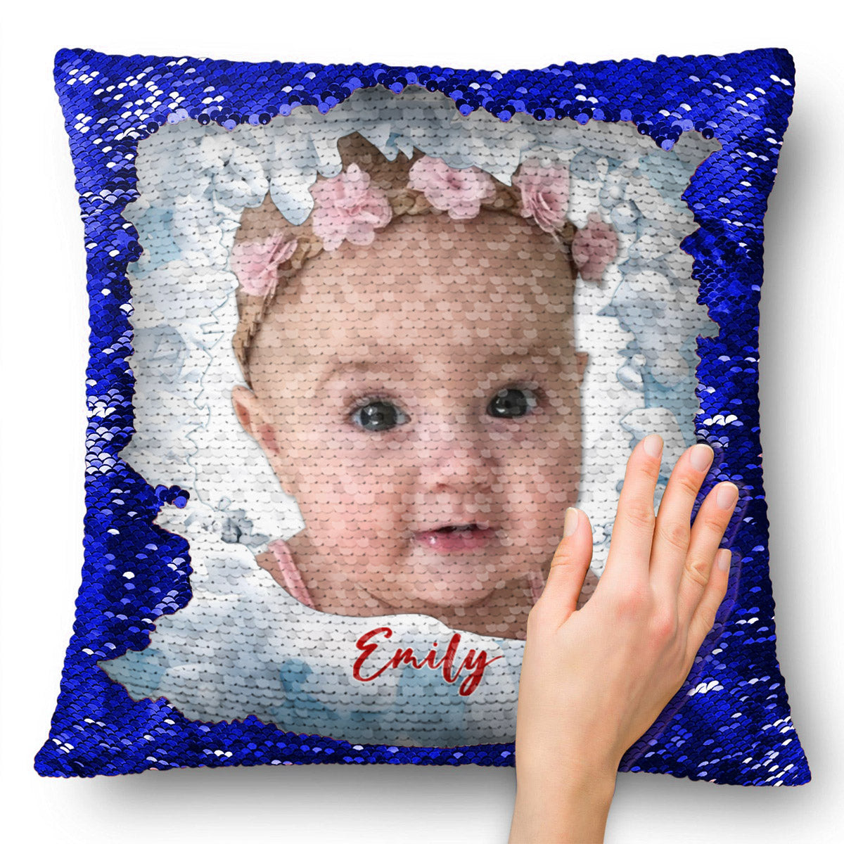 My Kids - Personalized Kid Sequin Pillow Cover