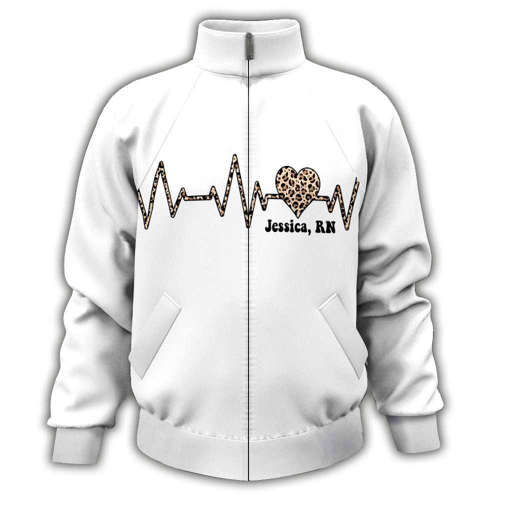 The Nurse - Personalized Nurse Zip Jacket