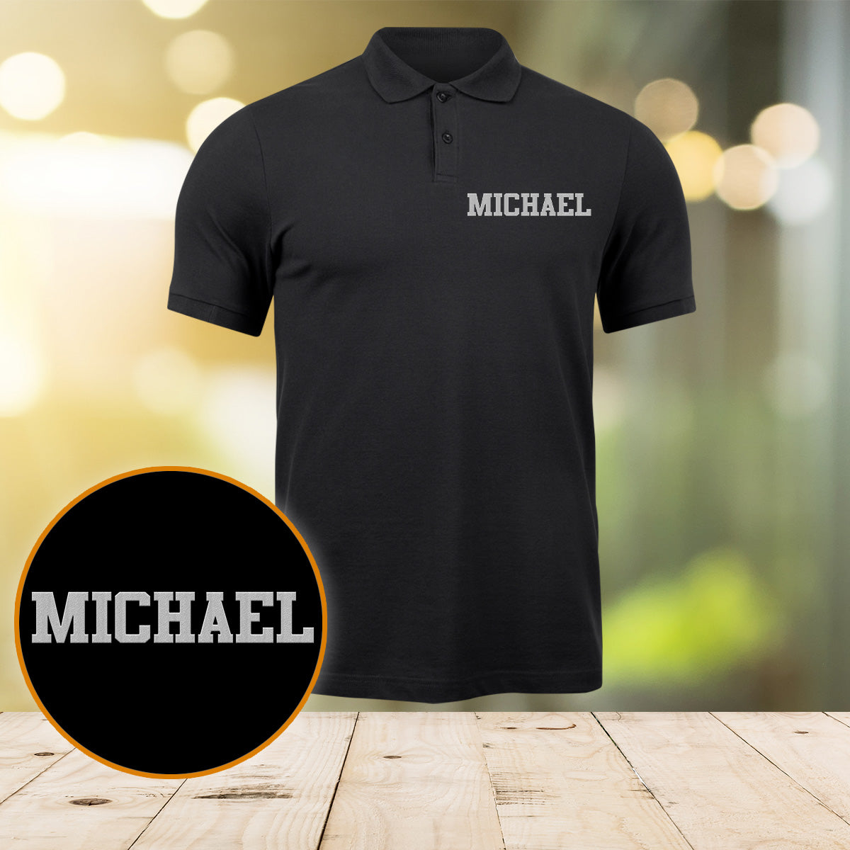 Custom Name - Personalized grandson Embroidered Polo Shirt