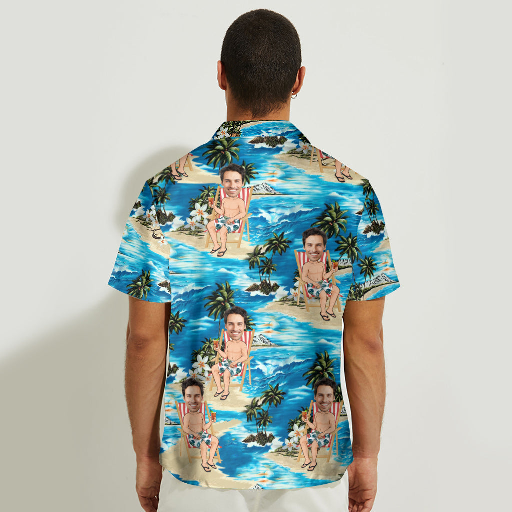 Beach Please - Personalized Sea Lover Hawaiian Shirt