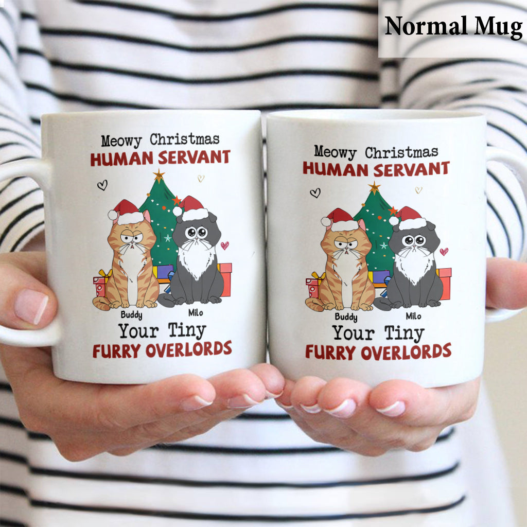 Meowy Christmas - Personalized Cat Mug