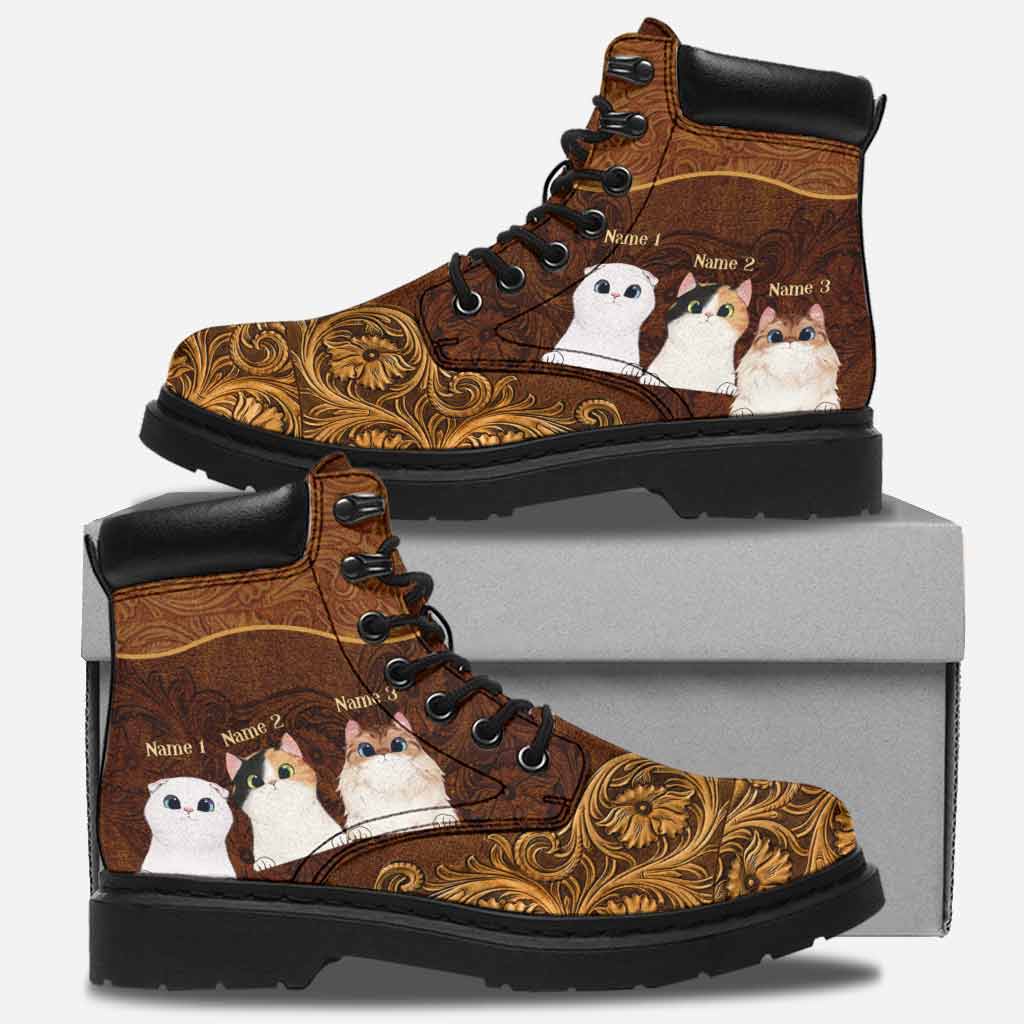 Love Cats - Personalized Cat All Season Boots